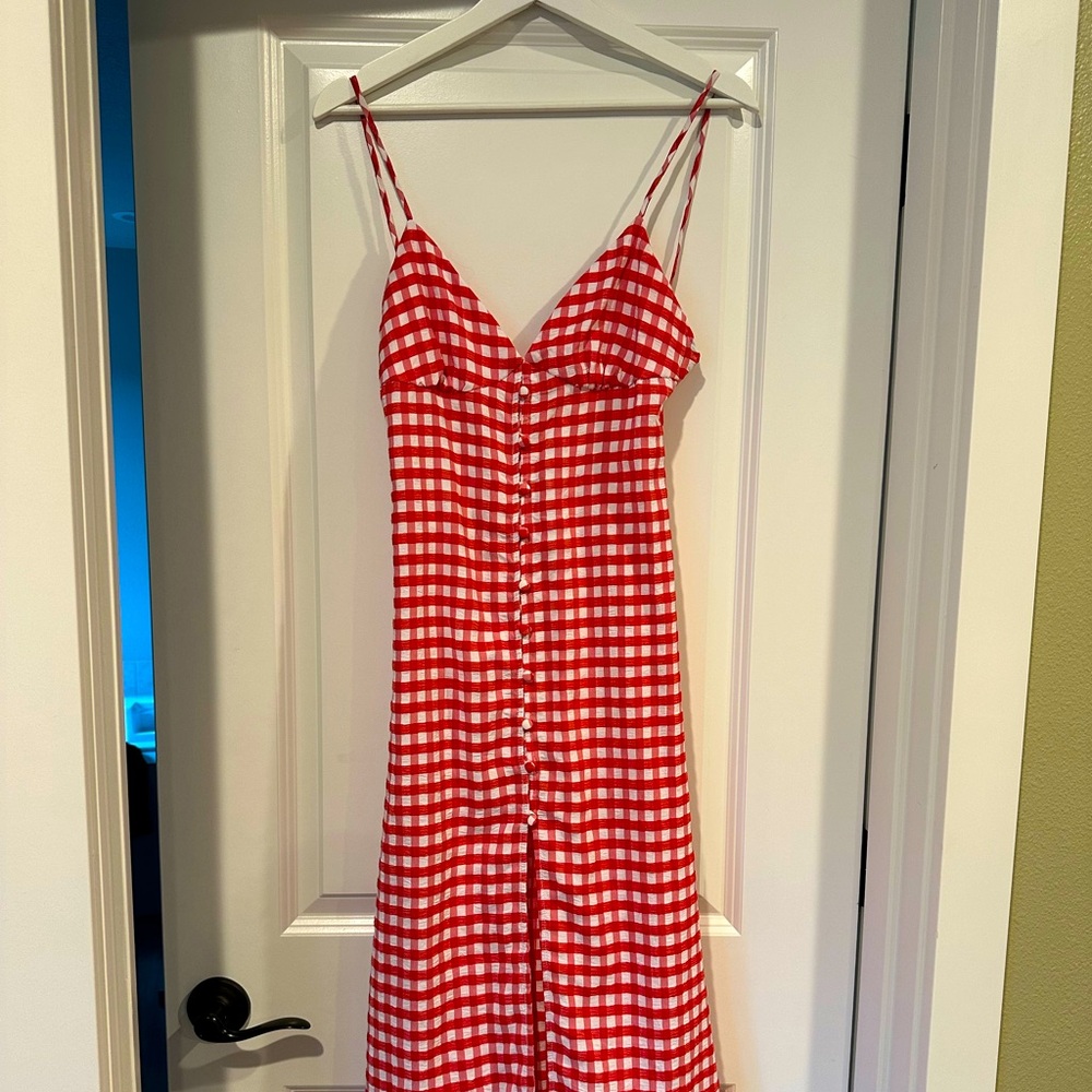 Zara checkered dress